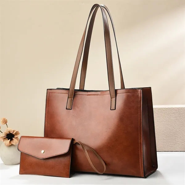 Pu Leather Tote Bag Women