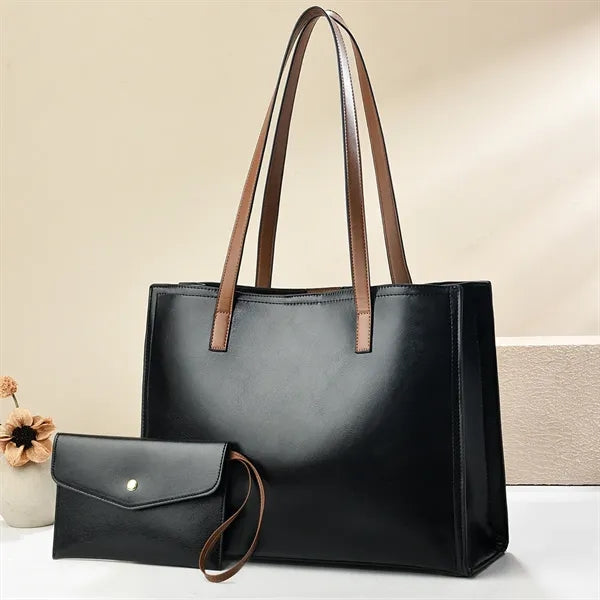 Pu Leather Tote Bag Women