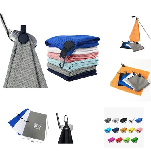 Microfiber Magnetic Golf Towel With Carabiner