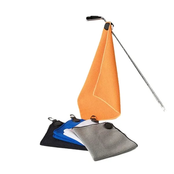 Microfiber Magnetic Golf Towel With Carabiner