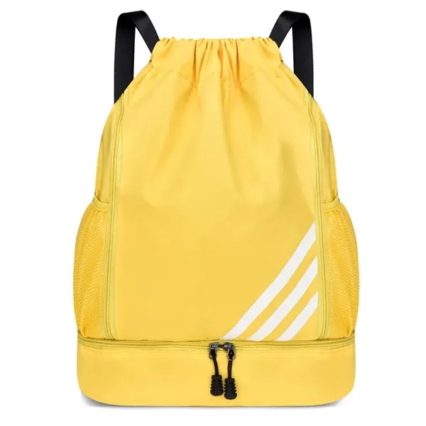 Sports Drawstring Backpack Water Resistant Basketball Bag
