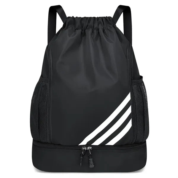 Sports Drawstring Backpack Water Resistant Basketball Bag