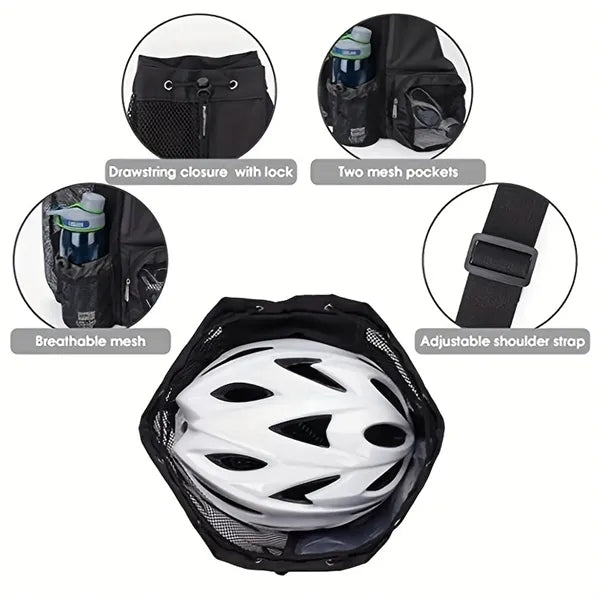 Mesh Beach Backpack With Wet Pocket