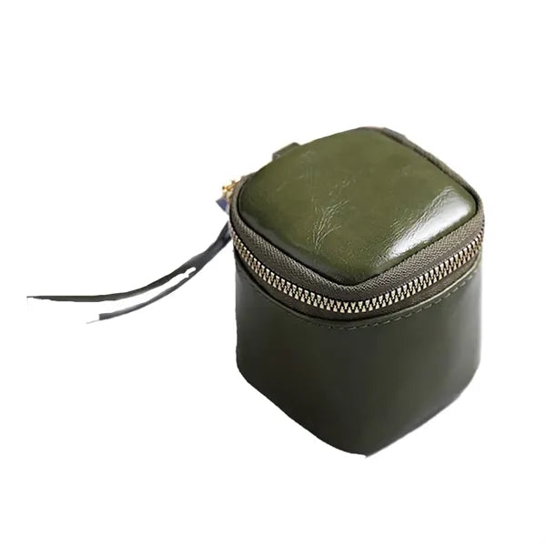 Mini Leather Tote Lipstick Coin Purse