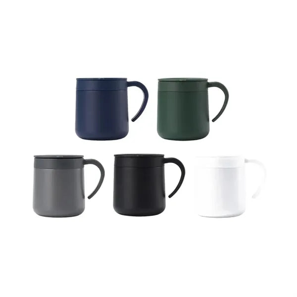 10Oz. Stainless Steel Mug with Handle and Insulated Design