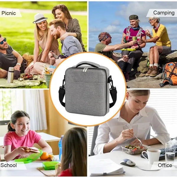 Multipurpose Insulated Lunch Bag w/ Shoulder Strap