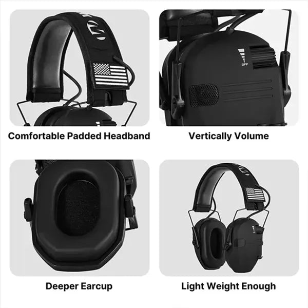 Tactical Electronic Shooting Ear Protection Muff