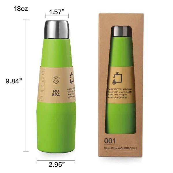 18oz 304 Stainless Steel Vacuum Insulated Water Bottle
