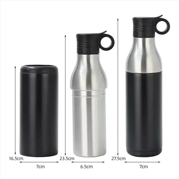 13.5oz 2 In 1 Can Cooler Thermo Bottle
