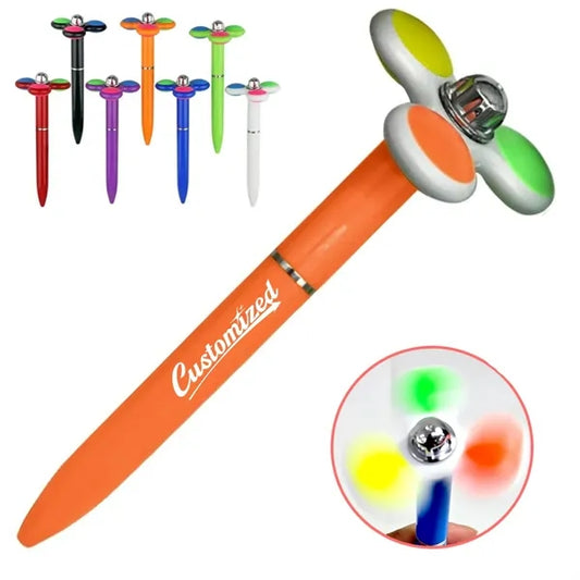 Plastic Fidget Spinner Ballpoint Pen with Custom Logo