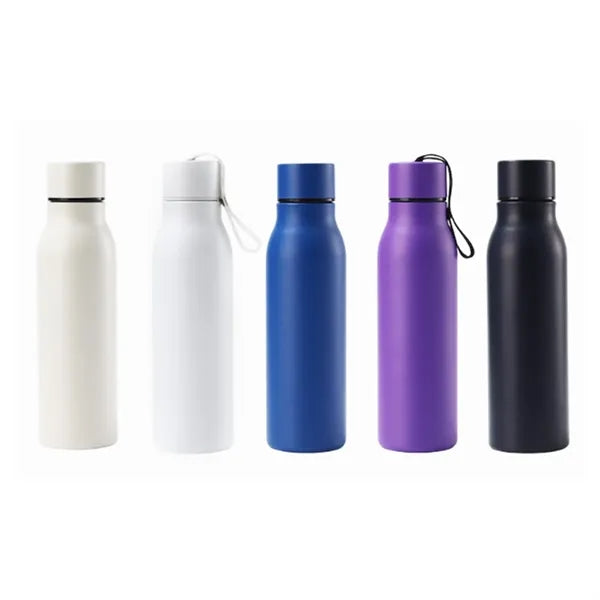 17/22Oz. Slim Vacuum Bottle with Strap Tumblers