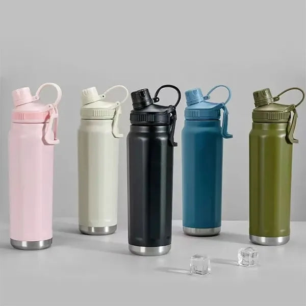 28oz Stainless Steel Insulated Water Bottle with Spout Lid