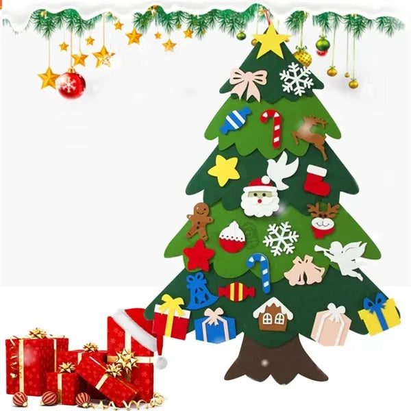 Christmas Tree Set with Ornaments for Kids DIY