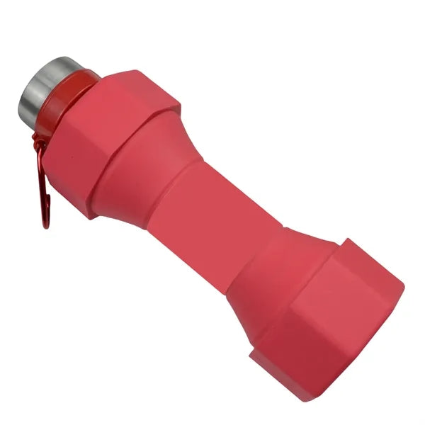 22oz Workout Dumbbell Silicone Foldable Water Bottle