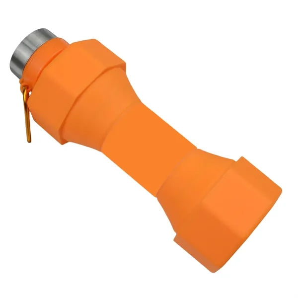 22oz Workout Dumbbell Silicone Foldable Water Bottle
