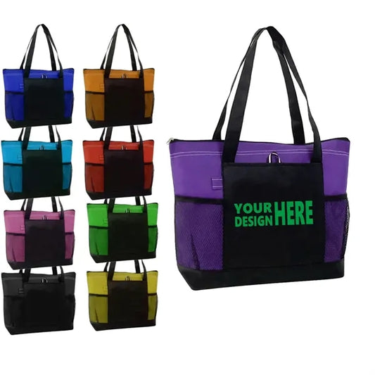 Handheld Shopping Organizer File Computer Bag