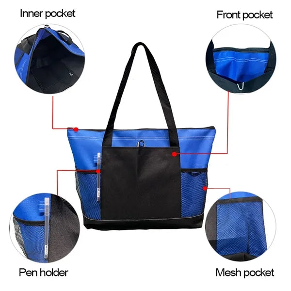 Handheld Shopping Organizer File Computer Bag