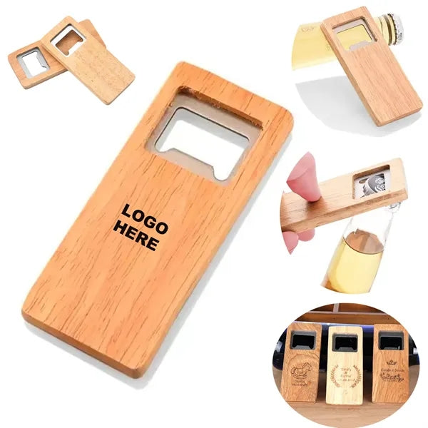 Barware Tool Wooden Bottle Opener for Beer