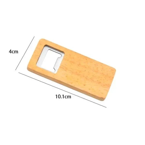 Barware Tool Wooden Bottle Opener for Beer