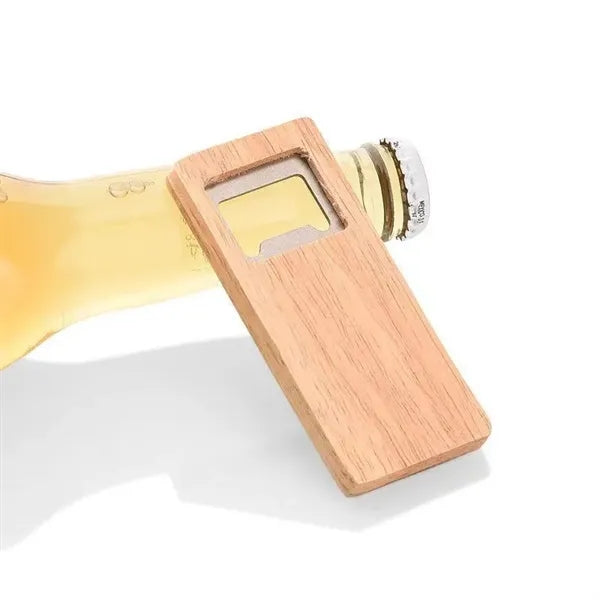 Barware Tool Wooden Bottle Opener for Beer
