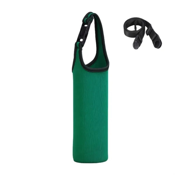 Neoprene Water Bottle Holder with Adjustable Strap