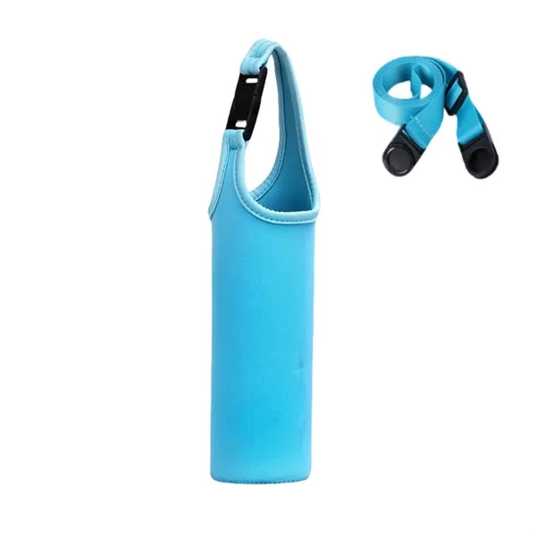 Neoprene Water Bottle Holder with Adjustable Strap