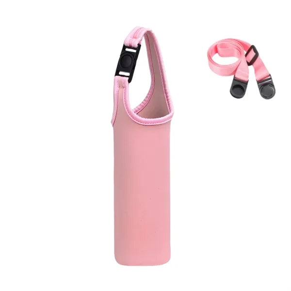 Neoprene Water Bottle Holder with Adjustable Strap