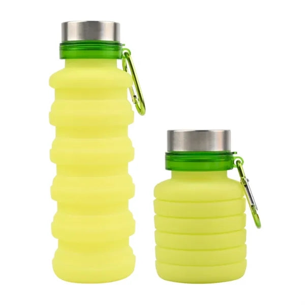 17oz Outdoor Silicone Collapsible Water Bottle