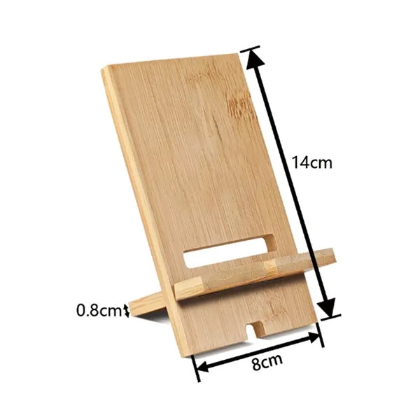 Eco-Friendly Bamboo Wood Phone Stand Holder
