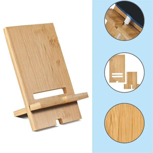Eco-Friendly Bamboo Wood Phone Stand Holder