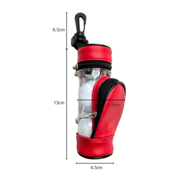 Portable Golf Ball Tee Holder with Clip