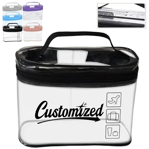 Clear Travel Cosmetic Organizer Bags