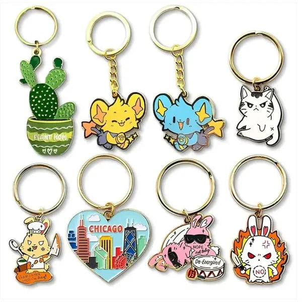 Metal Keychains Zinc Alloy Key Rings