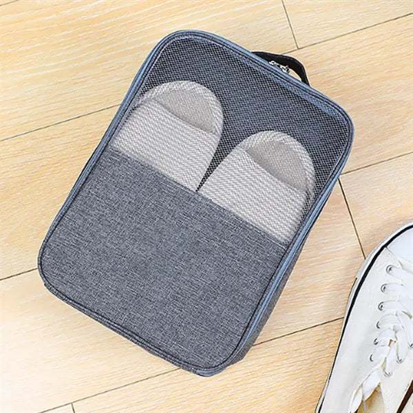 Portable Travel Shoe Bag Organizer Storage w/ Luggage Strap