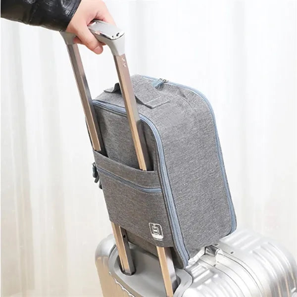 Portable Travel Shoe Bag Organizer Storage w/ Luggage Strap
