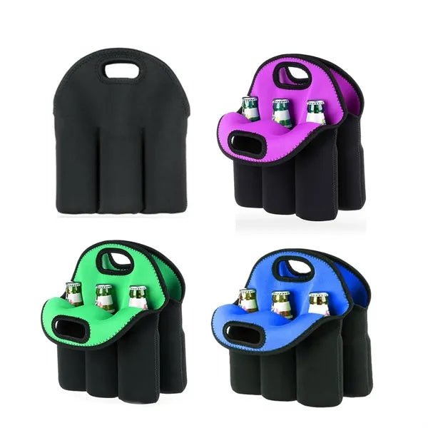 6 Pack Wine Bottle Neoprene Cooler