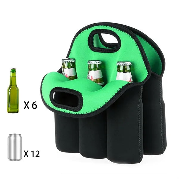 6 Pack Wine Bottle Neoprene Cooler