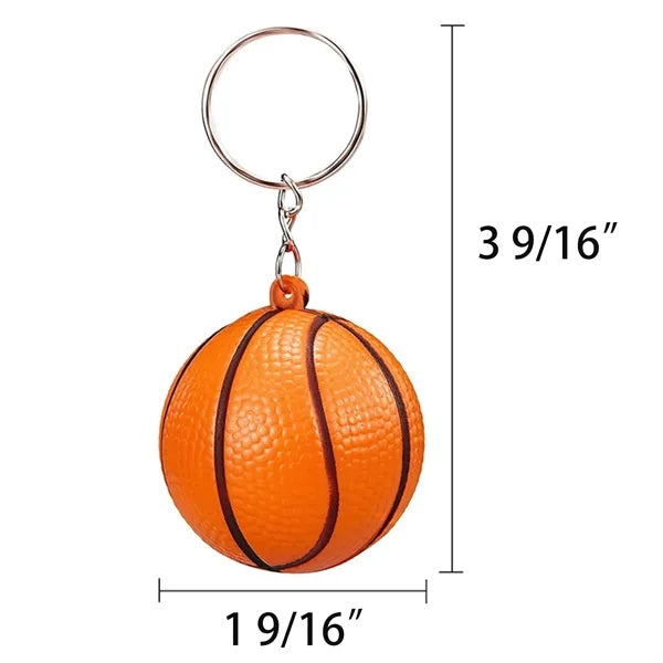 Sports Ball Keychain Stress Reliever