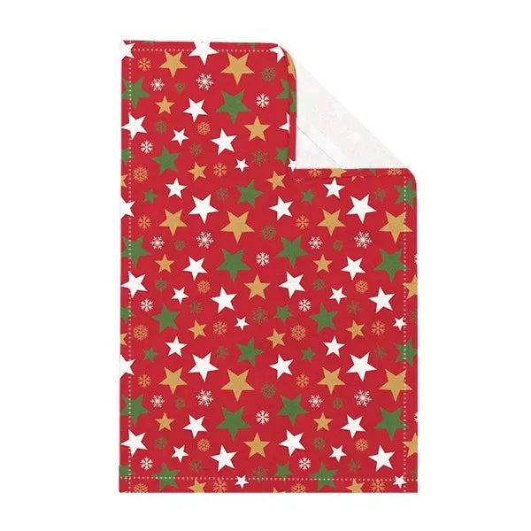 45%Cotton and 55%Linen Printed Tea Towel