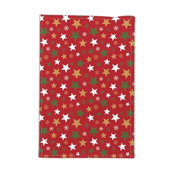 45%Cotton and 55%Linen Printed Tea Towel