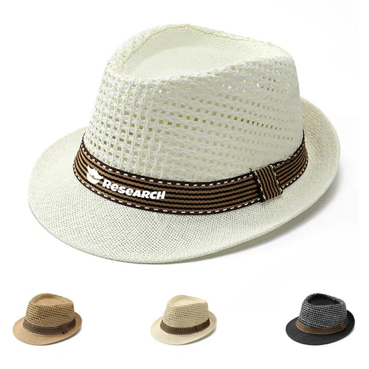 Lightweight Summer Straw Fedora