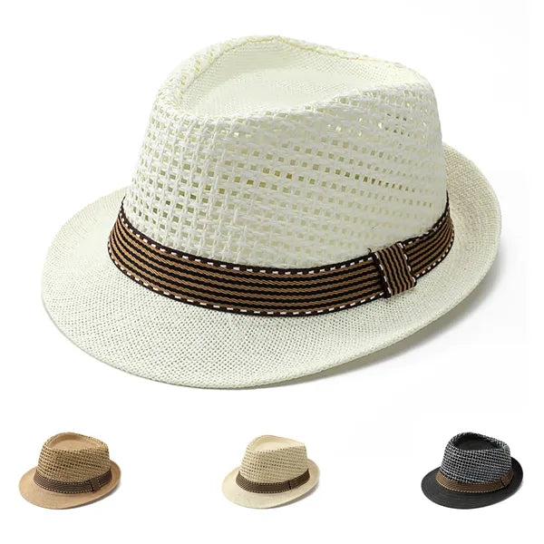Lightweight Summer Straw Fedora