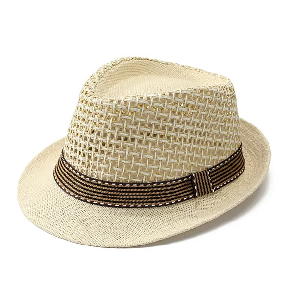 Lightweight Summer Straw Fedora