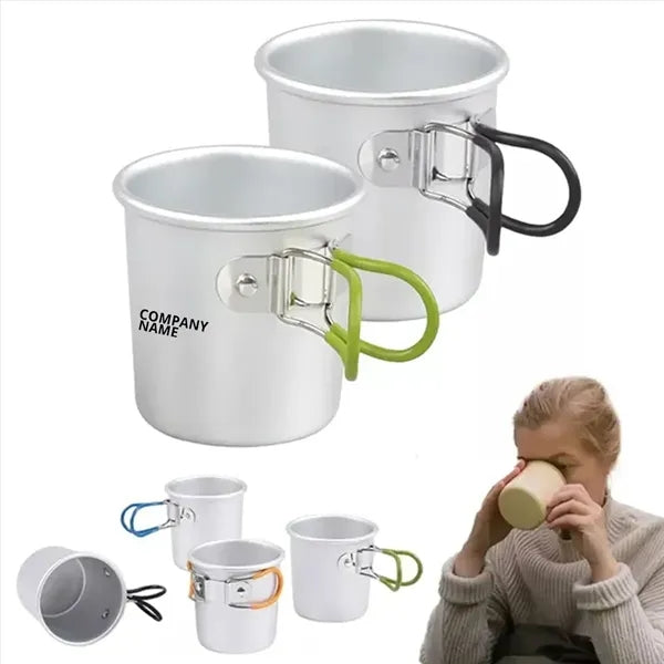 Camping Coffee Cup with Folding Handle