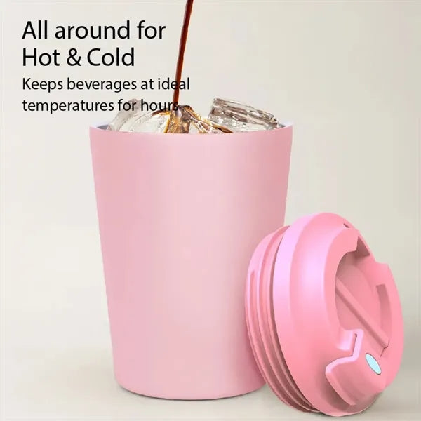 8/12Oz. Double Wall Coffee Tumbler with Eco Tube