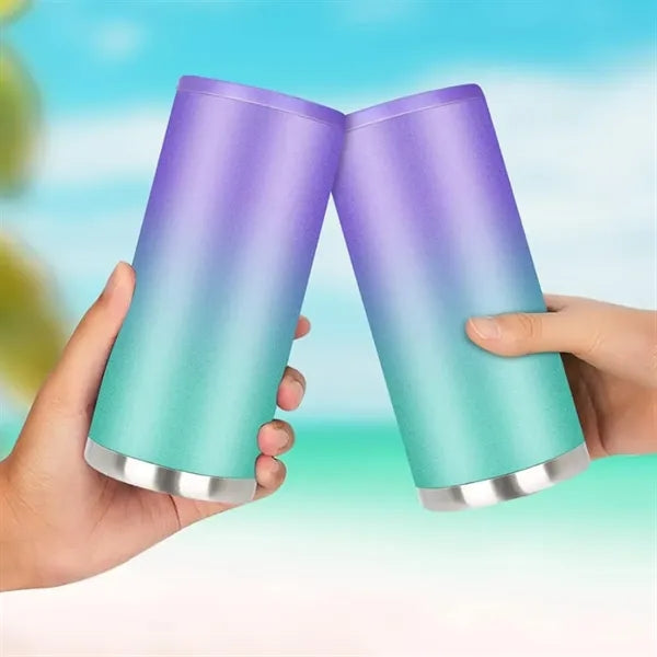 12Oz. Slim Can Cooler Insulated Stainless Steel Holder