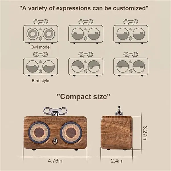 Cartoon Owl Shaped Wireless Speaker