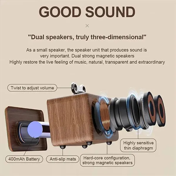 Cartoon Owl Shaped Wireless Speaker