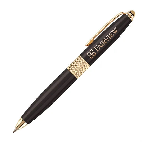 Athena Heavyweight Pen with Gold Accents