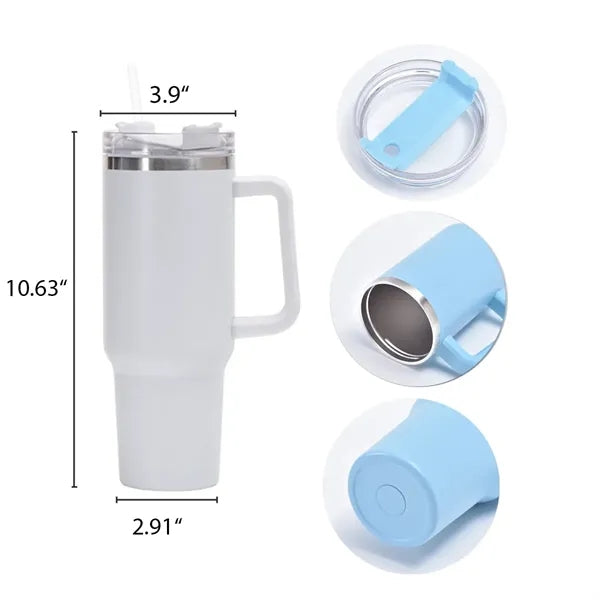 40oz Car Tumbler with Handle